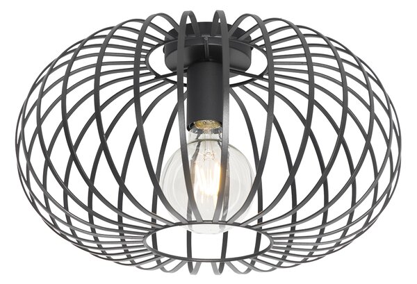 Chytré stropní svítidlo černé 39 cm vč. Wi-Fi G95 - Johanna