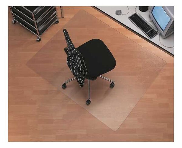Podložka pod židli RS Office Dura Grip Meta 130 x 120 cm - na tvrdou podlahu, čirá
