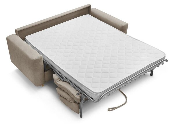 Taupe pohovka na každodenní spaní/rozkládací 200 cm Cocoone – Bobochic Paris