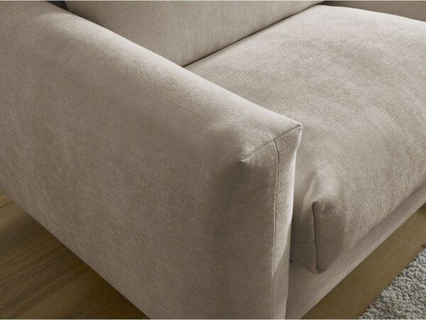 Taupe pohovka na každodenní spaní/rozkládací 200 cm Cocoone – Bobochic Paris