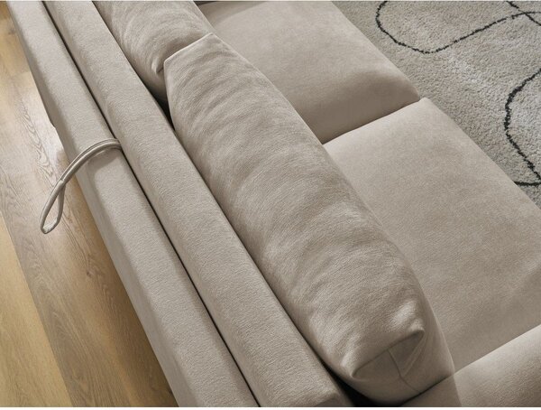 Taupe pohovka na každodenní spaní/rozkládací 200 cm Cocoone – Bobochic Paris