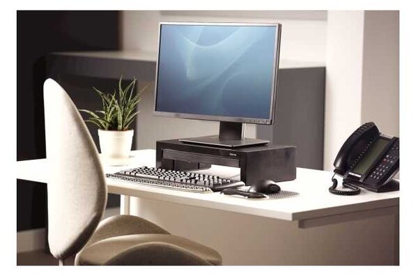 Stojan na monitor Fellowes Designer Suites, černá