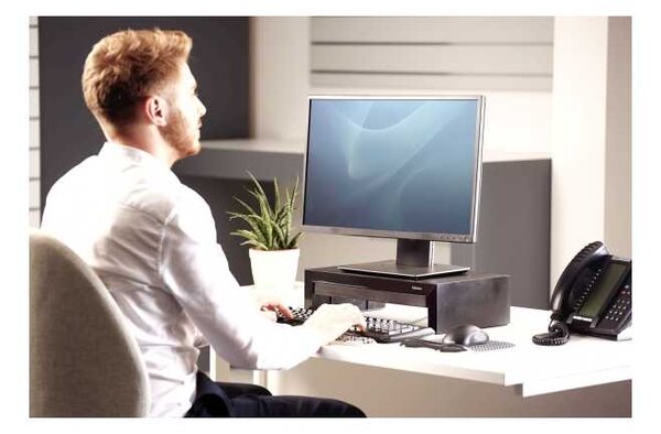 Stojan na monitor Fellowes Designer Suites, černá