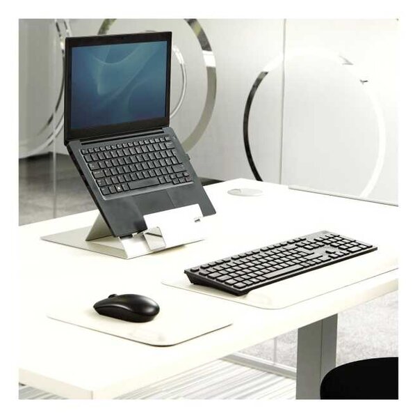 Stojan na notebook Fellowes Hylyft, stříbrná