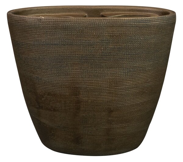 Ter Steege Váza široká Norell chestnut D29x15 H26