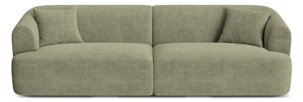 Zelená manšestrová pohovka 255 cm Campi – Cosmopolitan Design