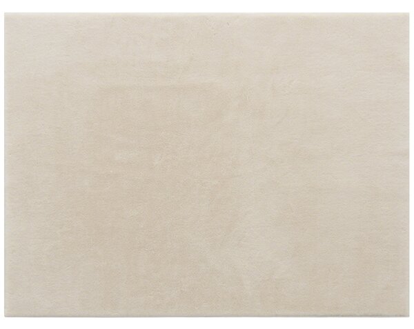 HOMCOM plyšový pratelný koberec, 160 × 230 cm, krémový | Aosom