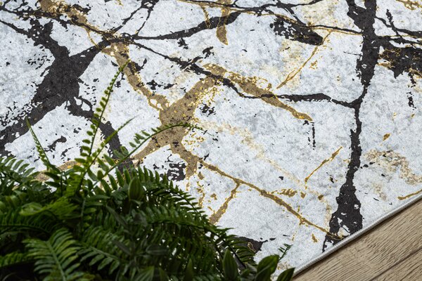 Makro Abra Běhoun pogumovaný PRATELNÝ LOTUS 21136 Beton Abstraktní béžový Šíře: 60 cm