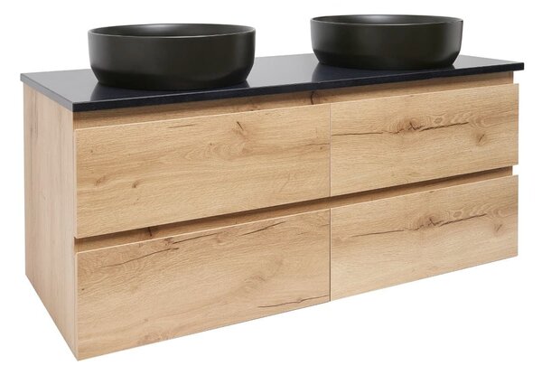 Koupelnová skříňka s krycí deskou SAT B-Way 119x50x45 cm dub mat BWAY2120OAKTK