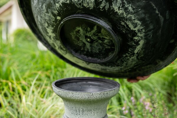 Ter Steege Ptačí pítko Louvre concrete grey D51 H52