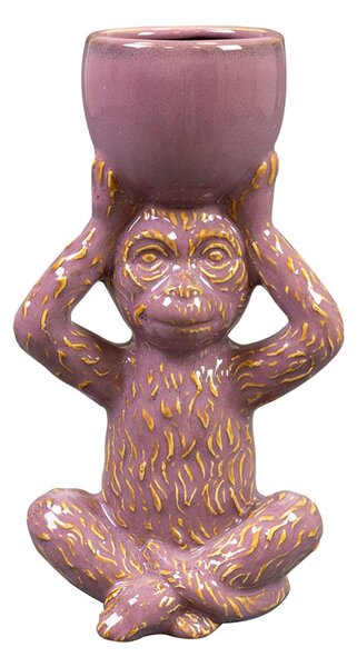 Ter Steege Obal monkey Vivi mauve D12x8 H22