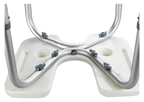 Stolička do sprchy Wenko Hygienic Stool White, 53 x 46 cm