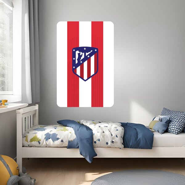 Textilní samolepka na zeď "Atlético Madrid"