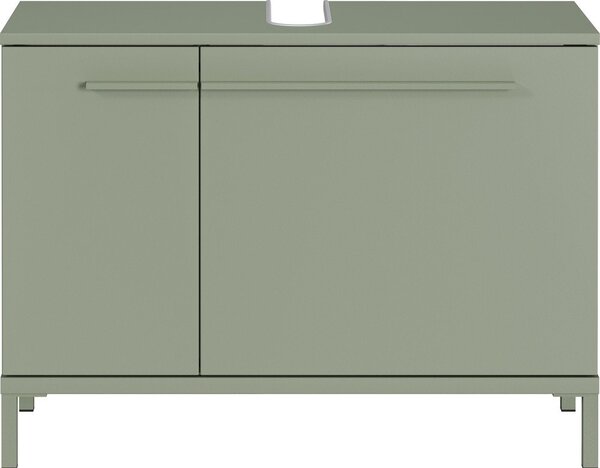 Zelená matná skříňka pod umyvadlo 80x59 cm Laurino – Germania
