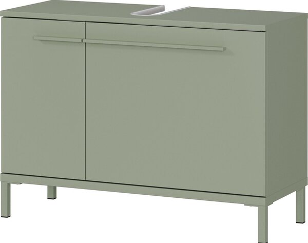 Zelená matná skříňka pod umyvadlo 80x59 cm Laurino – Germania