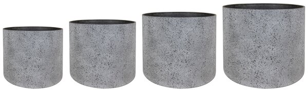 Ter Steege Sada 4 květináčů Nami concrete D37 H33