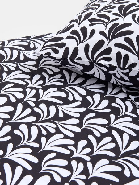 Sinsay - Sada vzorovaného povlečení - černá