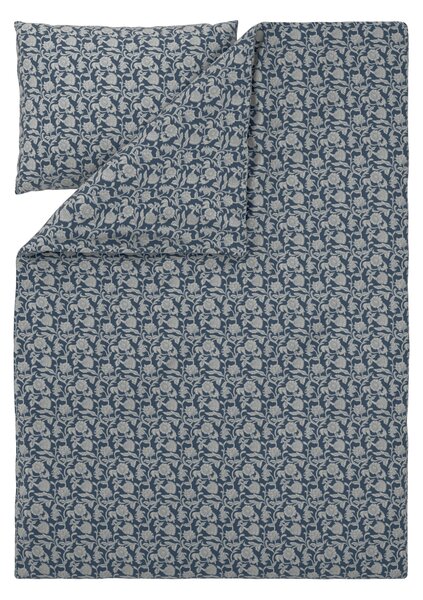 Livarno® Ložní povlečení Renforcé, 140 x 200 cm , 70 x 90 cm (modrá) (100394657002)
