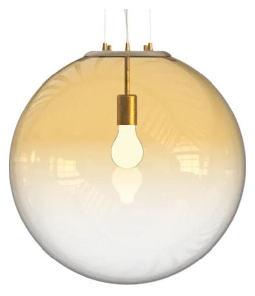 Ideal Lux - Lustr na lanku MAPA 1xE27/42W/230V pr. 50 cm zlatá/kouřová