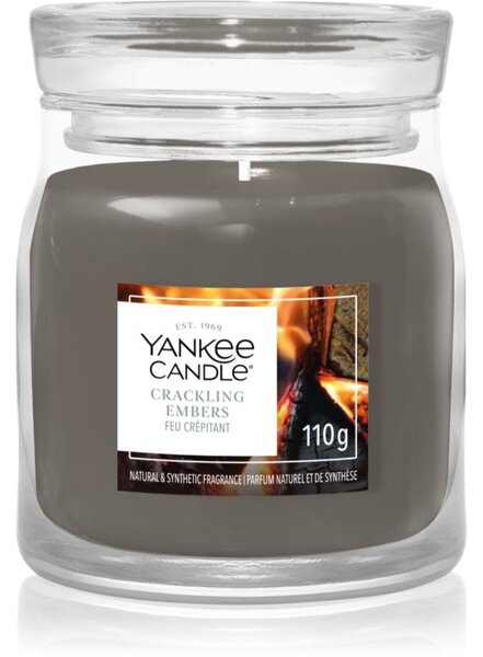 Yankee Candle Crackling Embers vonná svíčka Signature 110 g