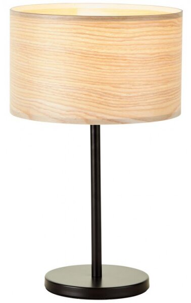Brilliant 93139/76 Stolní lampa ROMM dřevěné svítidlo