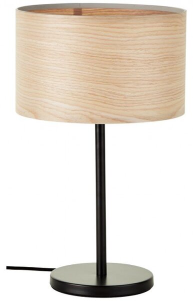 Brilliant 93139/76 Stolní lampa ROMM dřevěné svítidlo