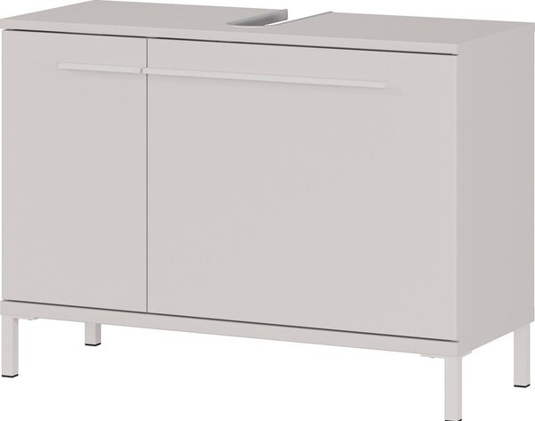 Krémová matná skříňka pod umyvadlo 80x59 cm Laurino – Germania