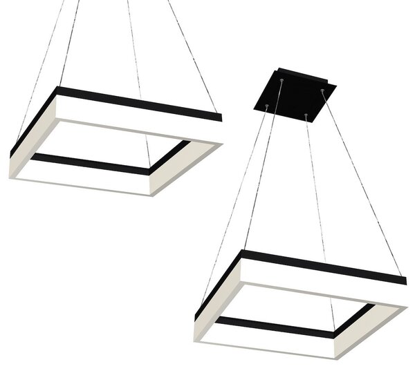 Závěsné LED svítidlo Nero, 1x LED 32w, 4000k, b