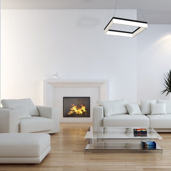 Závěsné LED svítidlo Nero, 1x LED 32w, 4000k, b