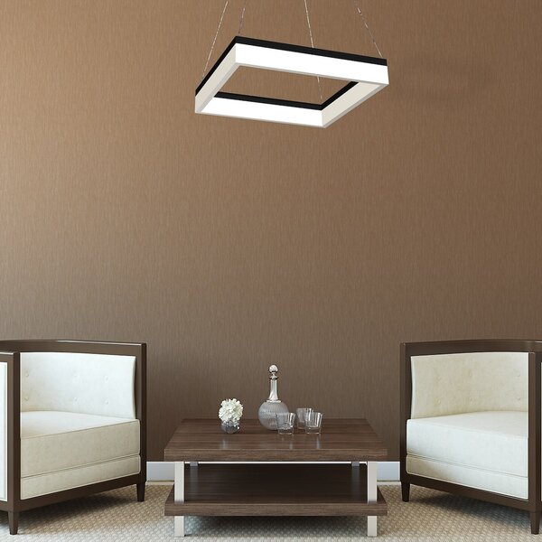 Závěsné LED svítidlo Nero, 1x LED 32w, 4000k, b