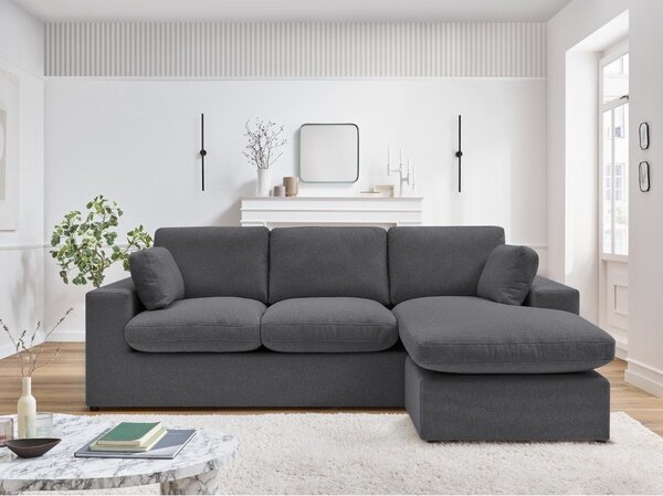 Tmavě šedá rohová pohovka Belair – Bobochic Paris