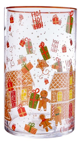 CHRISTMAS DELIGHT Lucerna perníkový panáček 30 cm