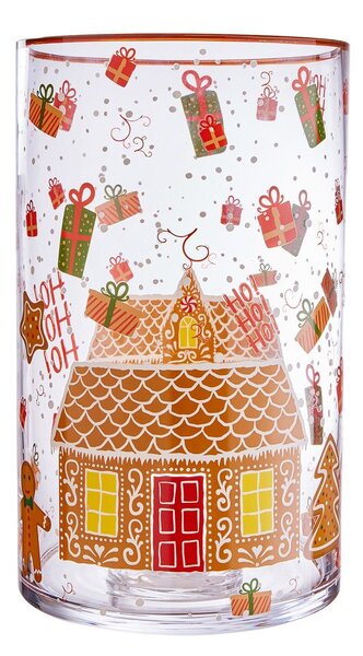 CHRISTMAS DELIGHT Lucerna perníkový panáček 30 cm