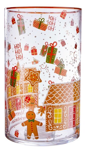 CHRISTMAS DELIGHT Lucerna perníkový panáček 30 cm