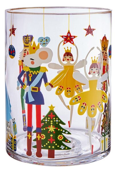 CHRISTMAS DELIGHT Lucerna louskáček 20 cm