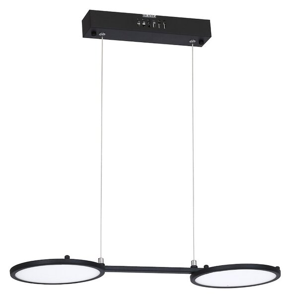 Závěsné LED svítidlo Giro, 2x LED 20w, 4000k, b