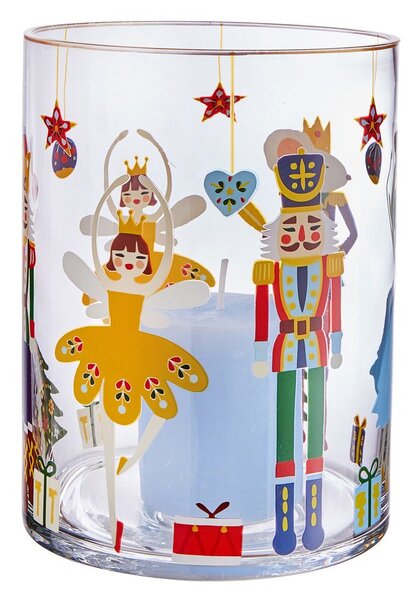 CHRISTMAS DELIGHT Lucerna louskáček 20 cm