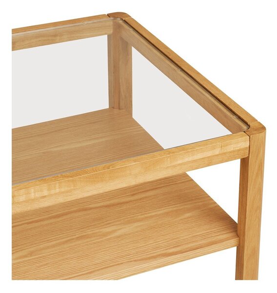 Konferenční stolek se skleněnou deskou v přírodní barvě 60x110 cm Lourmarin – House Nordic
