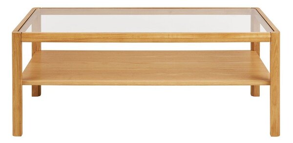 Konferenční stolek se skleněnou deskou v přírodní barvě 60x110 cm Lourmarin – House Nordic