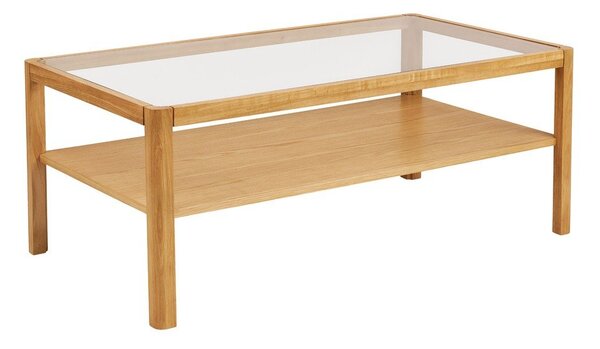 Konferenční stolek se skleněnou deskou v přírodní barvě 60x110 cm Lourmarin – House Nordic