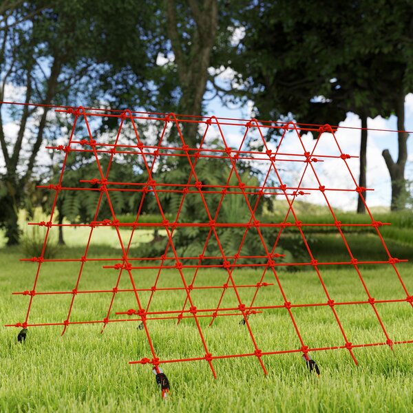 AIYAPLAY Ninja Line dětská slackline sada 10 m — kruhy, houpačka, žebřík a lezecká síť — venkovní hřiště pro 3–6 let | Aosom