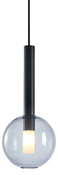 Závěsné svítidlo Niko, 1x transparentní skleněné stínítko, (fi 15cm), b