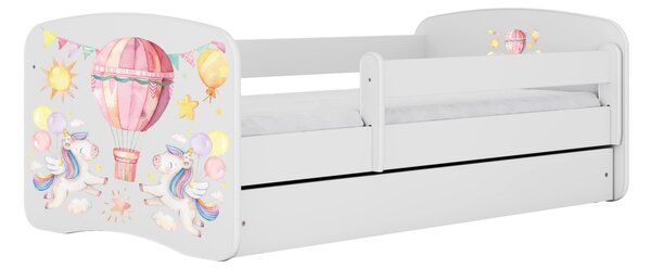 Kocot kids Dětská postel Babydreams balón bílá, varianta 70x140, bez šuplíků, bez matrace