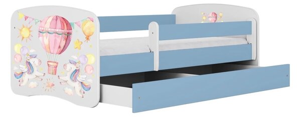 Kocot kids Dětská postel Babydreams balón modrá, varianta 70x140, bez šuplíků, bez matrace