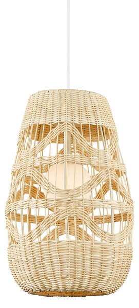 Závěsné svítidlo Arona, 1x ratanové stínítko, (fi 25cm), w
