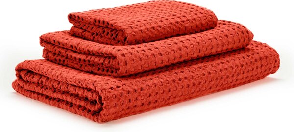 Pousada červené retro ručníky ze 100% egyptské bavlny Abyss Habidecor | 565 Flame