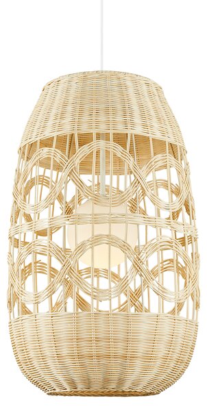 Závěsné svítidlo Arona, 1x ratanové stínítko, (fi 40cm), w