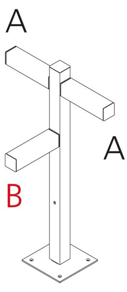 Artemide venkovní sloupek Walking Pole 900 Architectural Outdoor