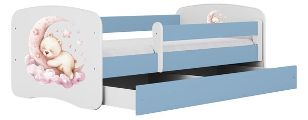 Kocot kids Dětská postel Babydreams medvídek modrá, varianta 70x140, bez šuplíků, bez matrace