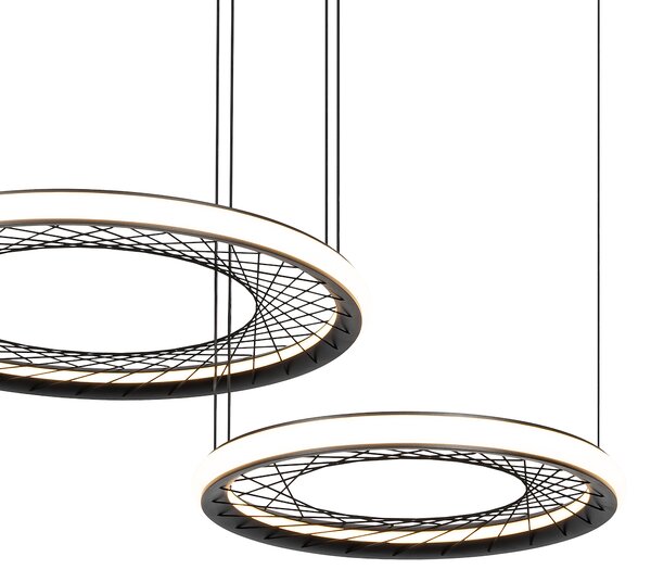 Závěsné LED svítidlo Nest, 2x LED 77w, 4000k, b